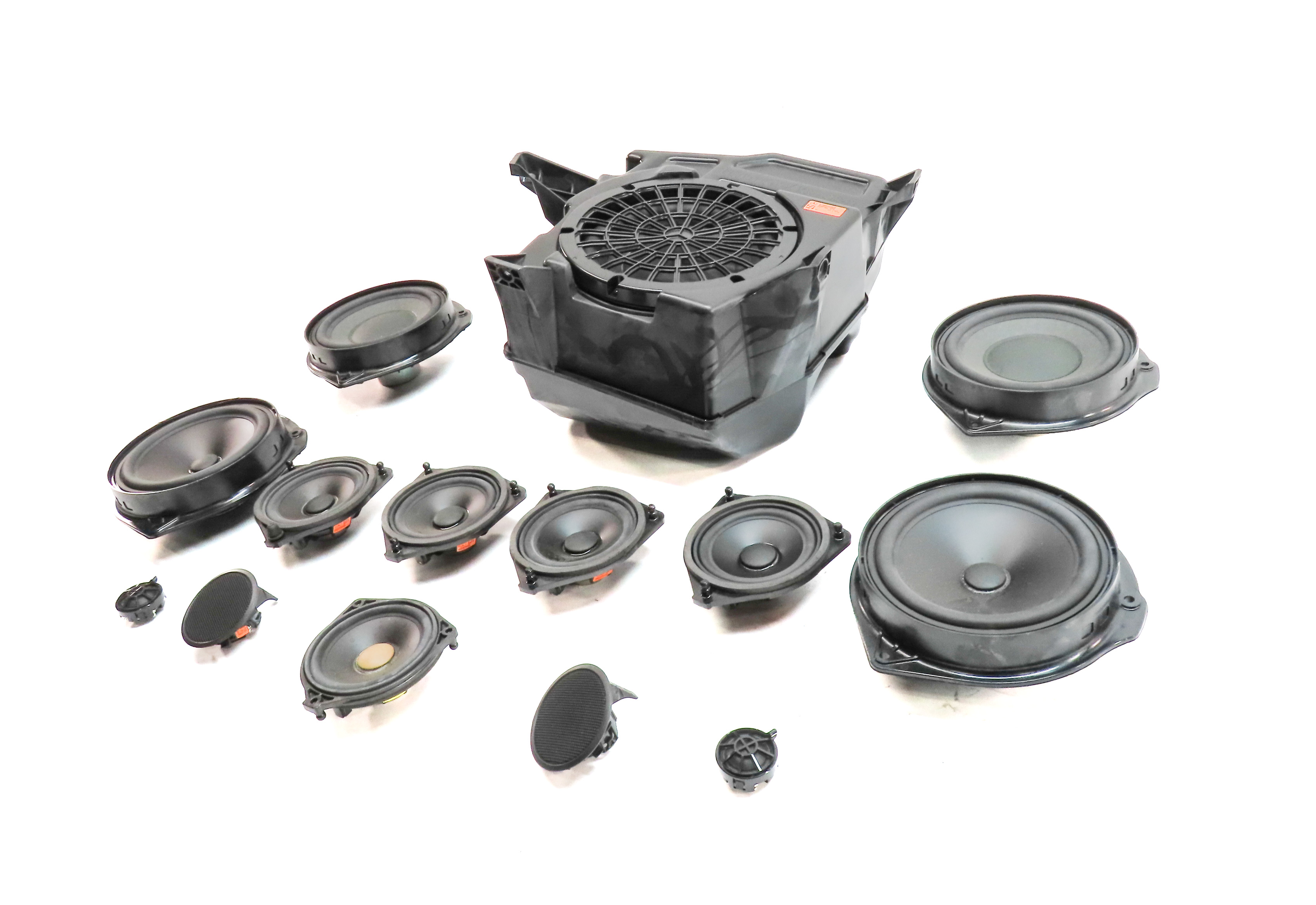 2018 MERCEDES GLS450 (X166) RADIO STEREO LOGIC 7 SOUND SYSTEM SPEAKER SET/14 — exact item pictured